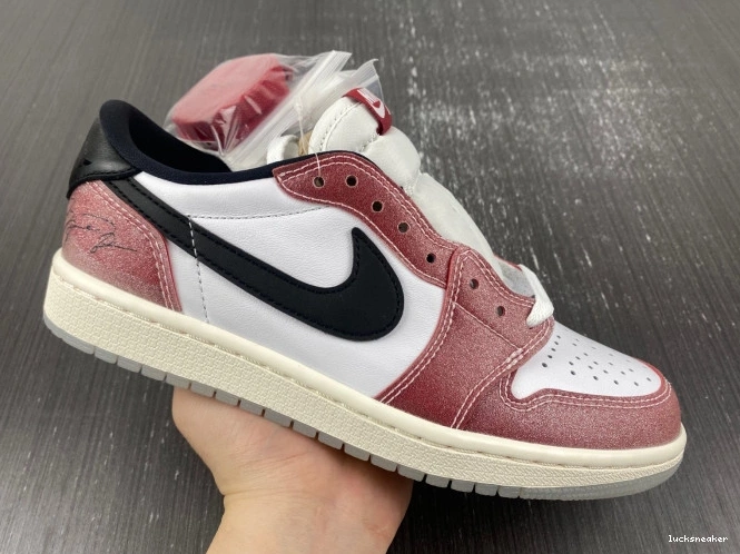 Cheap LUCY 'RED 1 JORDAN ROOM AIR TROPHY X OG LOW BLACK' FN0432-017 0812